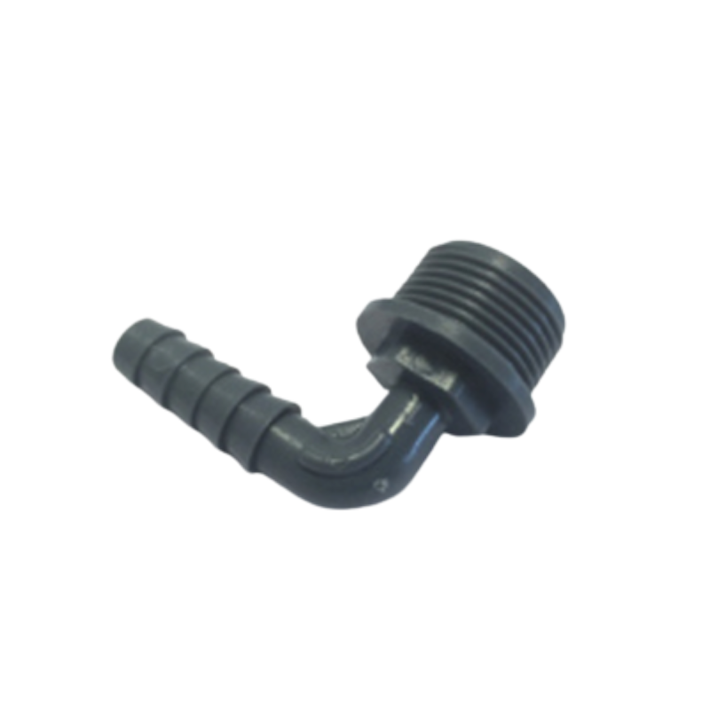 Adaptateur coudé mâle vers embout cannelé IONIC – DN20 vers DN15