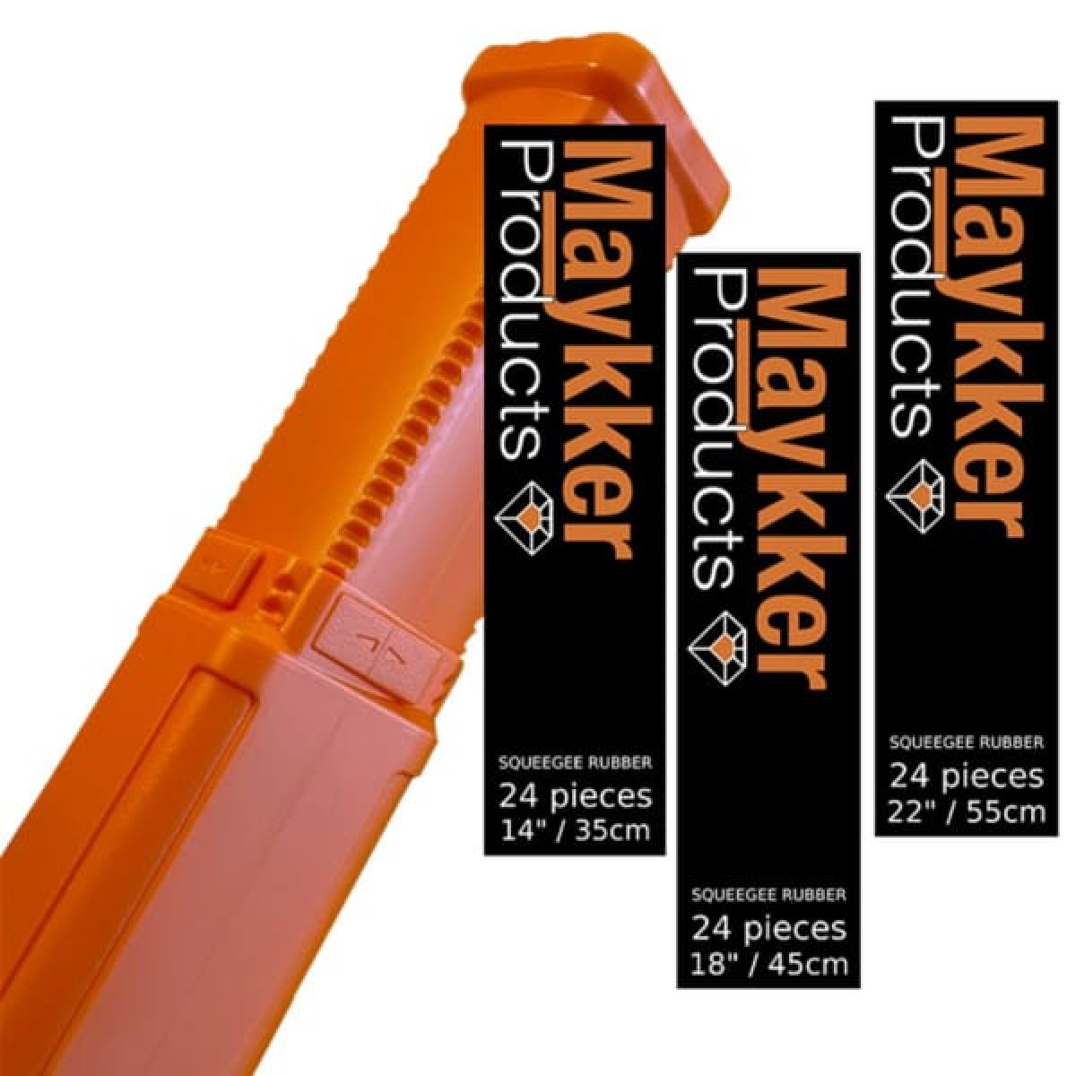 Item Caoutchoucs de remplacement pour raclette à vitres (35, 45 et 55 cm)