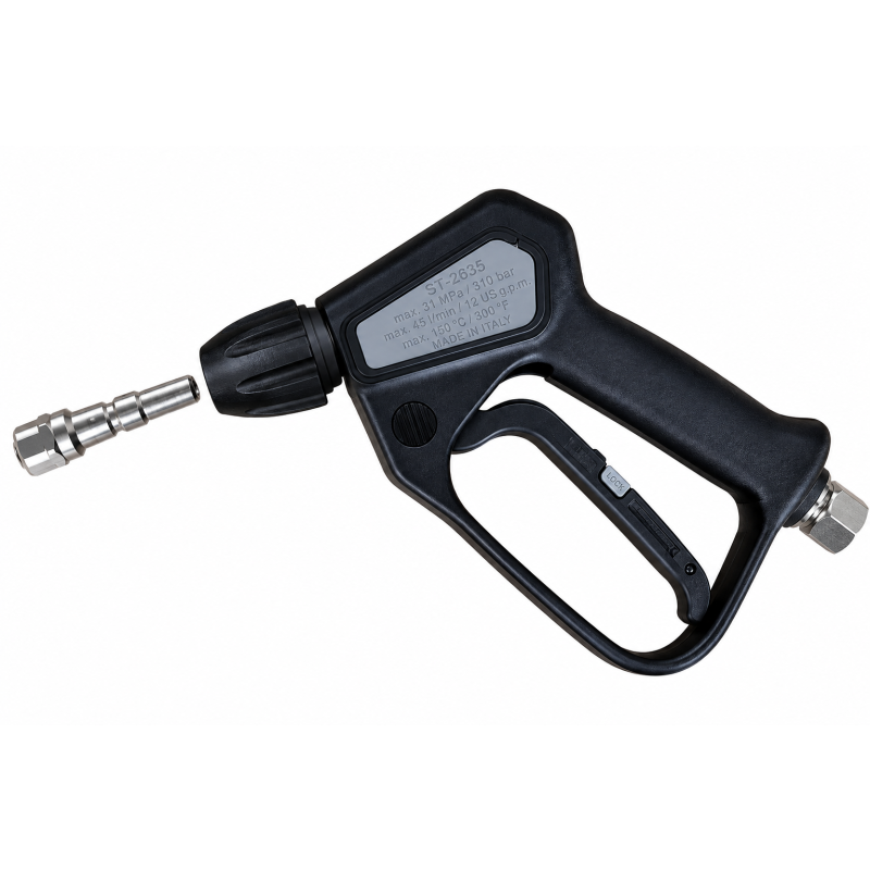 Coupleur de lance 1/4" femelle en inox – 400 bar