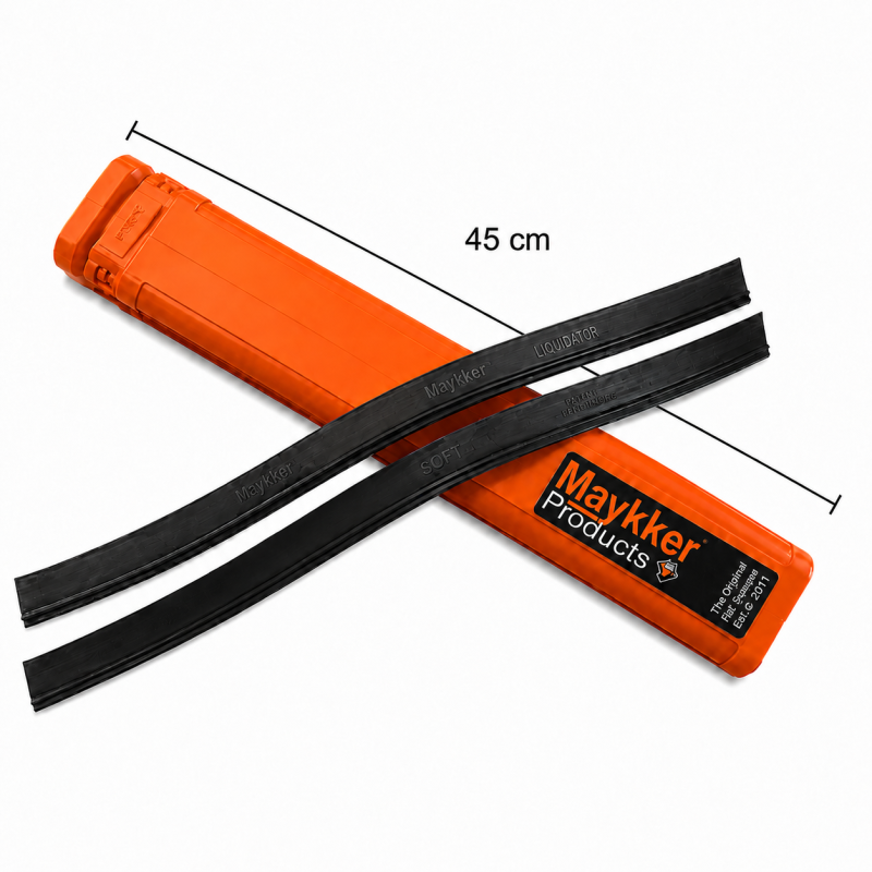 Item Étui de 24 caoutchoucs 45 cm de remplacement pour raclette à vitres