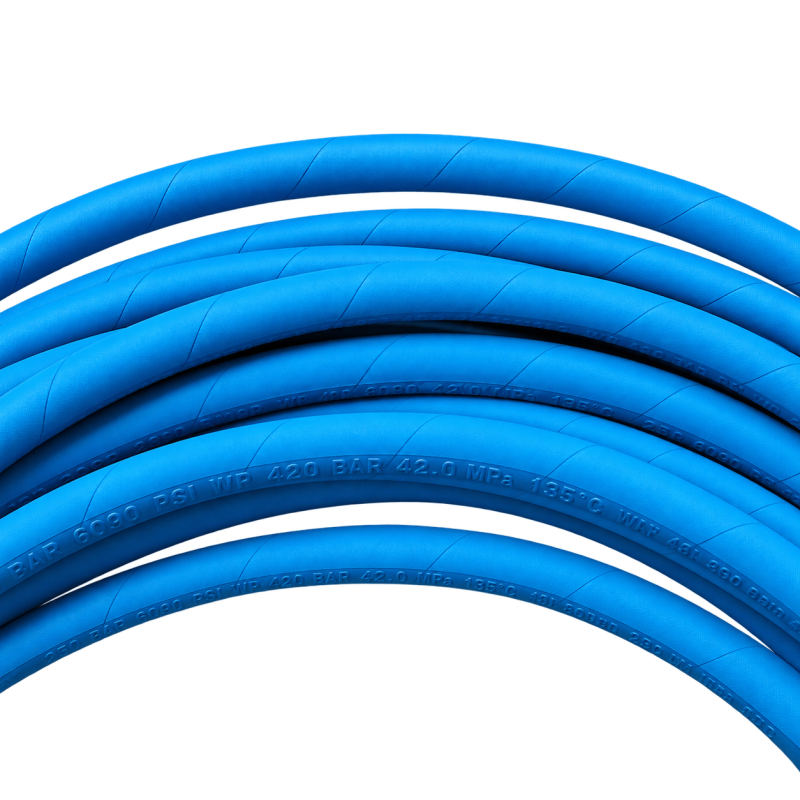 Flexible Double Tresse Bleu Haute Pression