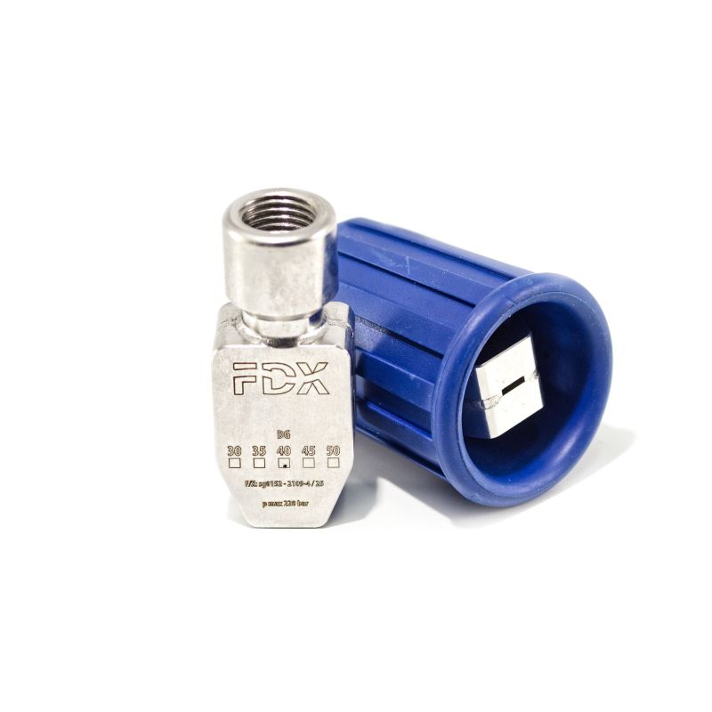 Buse HPX-CZ C035-30°, Raccord 1/4'' femelle & protection de buse