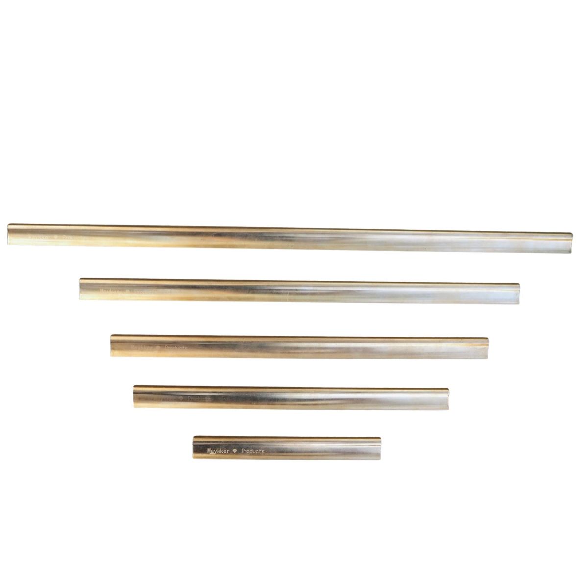 Barrettes laiton pour raclettes à vitres (15 à 45 cm)