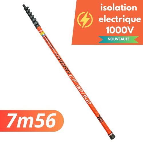 Item Perche télescopique en fibre de carbone Hydra CF 28/5.2