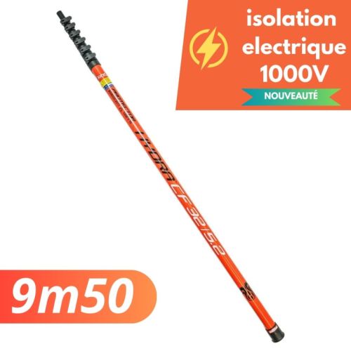 Item Perche télescopique en fibre de carbone Hydra CF 35/6.3