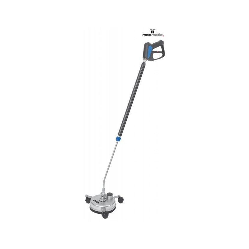 Mosmatic Nettoyeur de surface - 200mm avec jupe à brosse et un port d'aspiration 2x buses - 275 bar