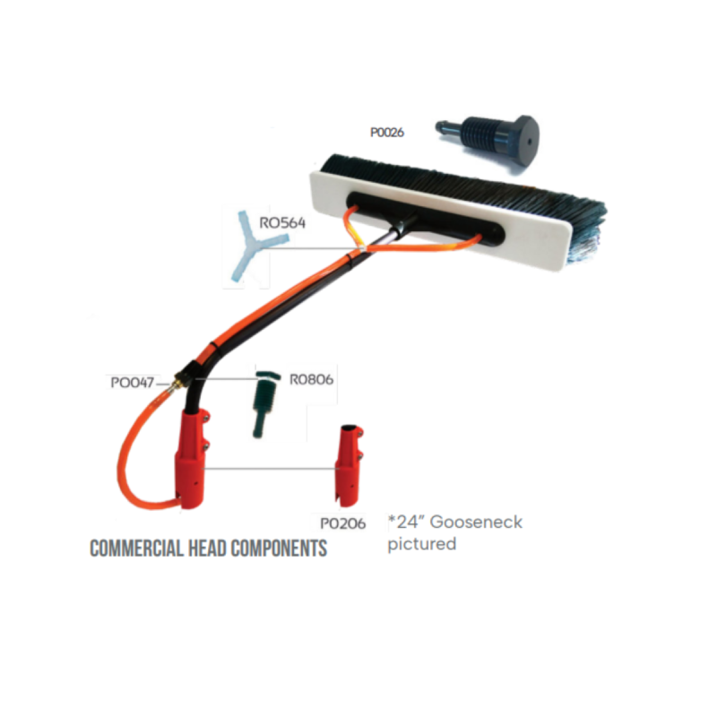 Item Pièces détachées pour tête commerciale Hydra