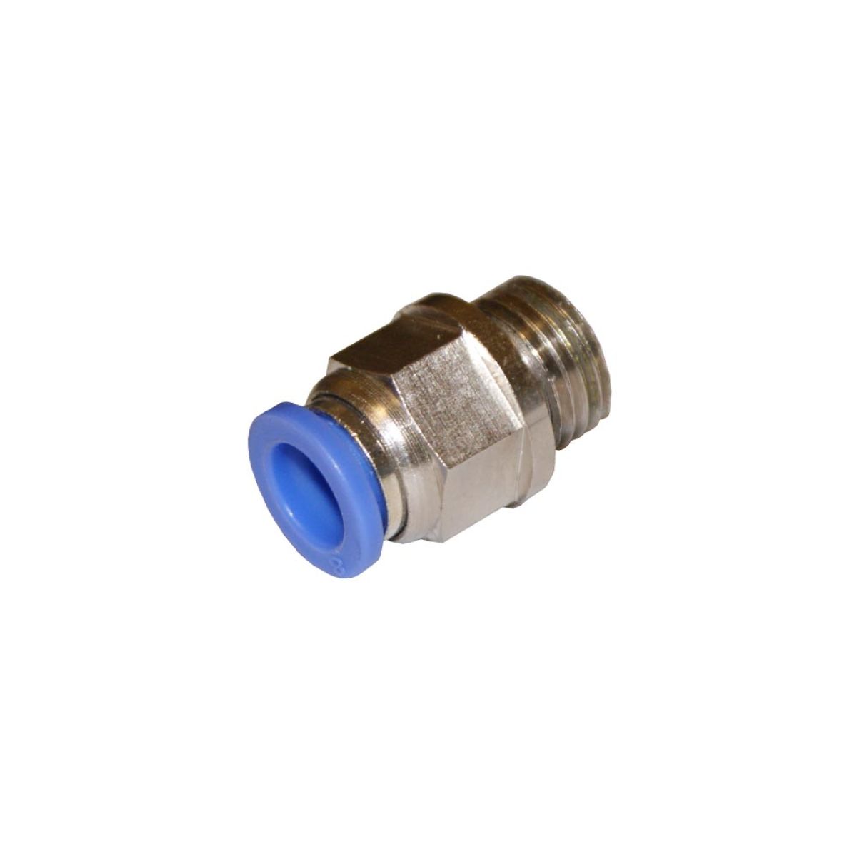 Adaptateur mâle 8 mm Push Fit – 1/4 BSP en laiton nickelé