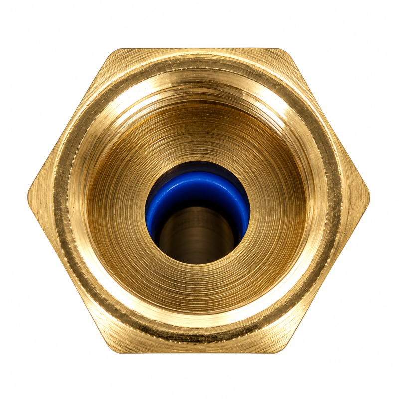 Raccord droit instantané femelle – tube 10 mm x 1/2"
