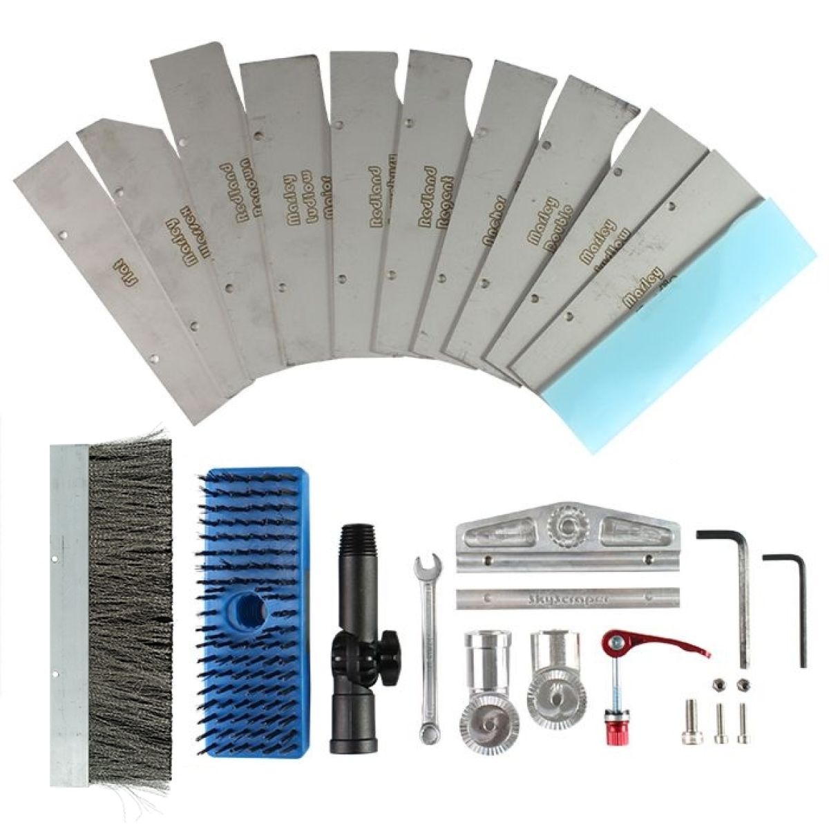 Item Kit Skyscraper tête simple + 11 lames + brosses