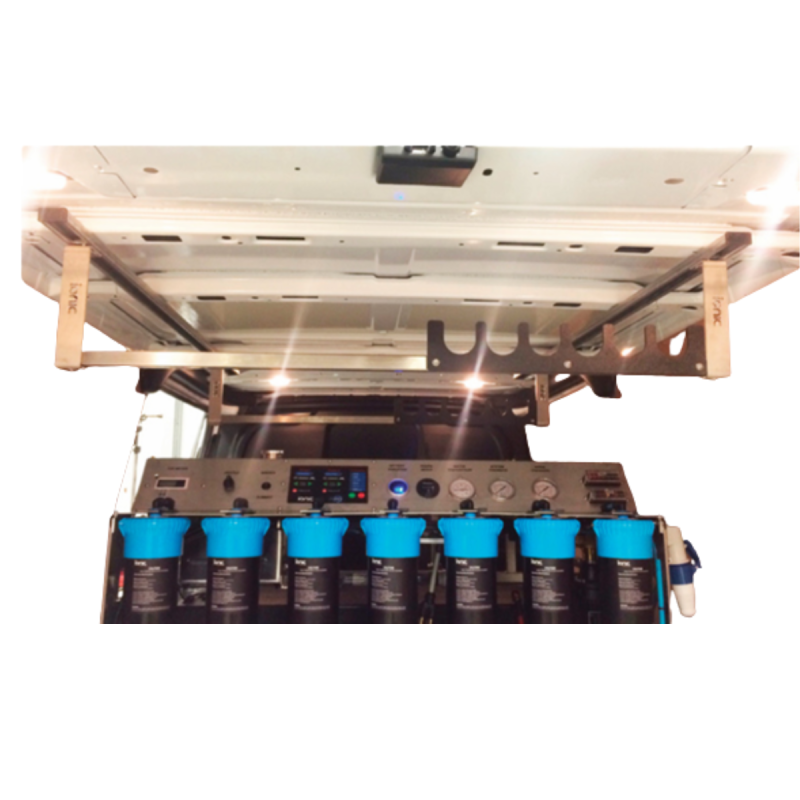 Support de perches pour véhicule utilitaire – montage toit ou latéral