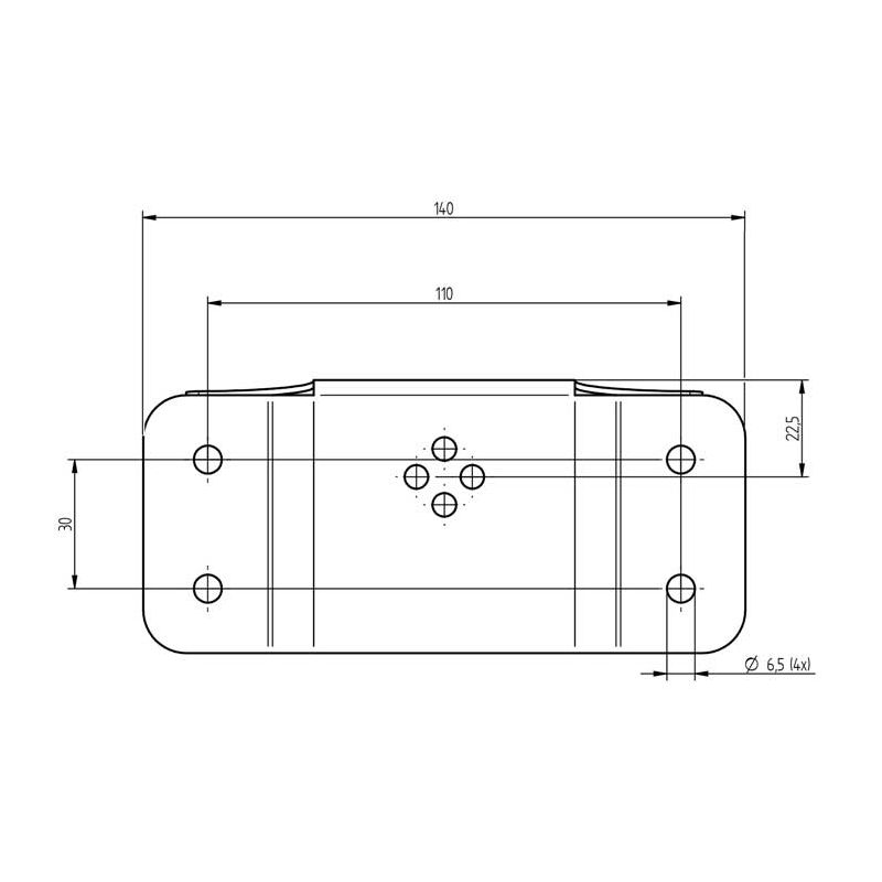 Support mural inox pour injecteur ST-160