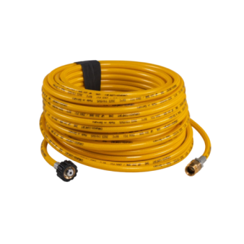 Flexible haute pression C10 avec raccords M22-M22 (x1,5), 60 m – eau chaude