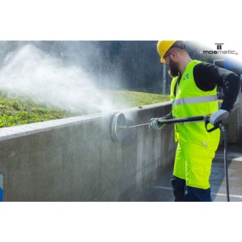 Nettoyeur de surface Mosmatic 300mm avec jupe à brosse 2x buses