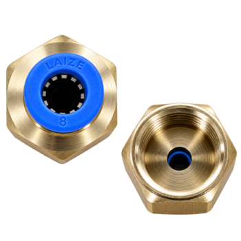 Raccord droit instantané femelle – tube 8 mm x 1/2"4