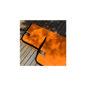 Serviette éponge microfibre Maykker orange 40 × 40 cm lot de 10