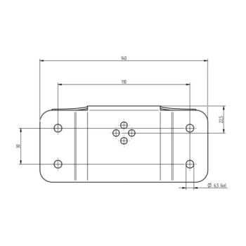 Support mural inox pour injecteur ST-160